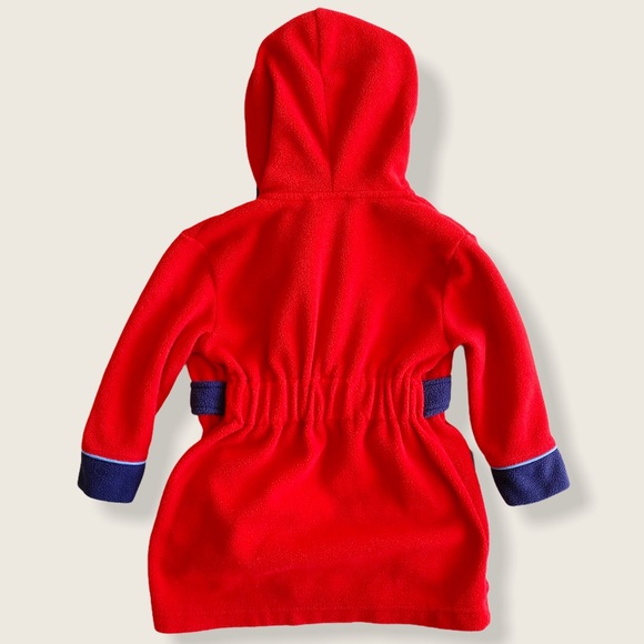 Disney 2T Mickey Mouse Cozy Fleece Hooded Robe - Picture 3 of 8